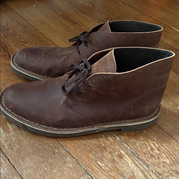 Clark’s Men’s Bushacre Chukka Boot Brown Size 9 - Picture 3 of 9